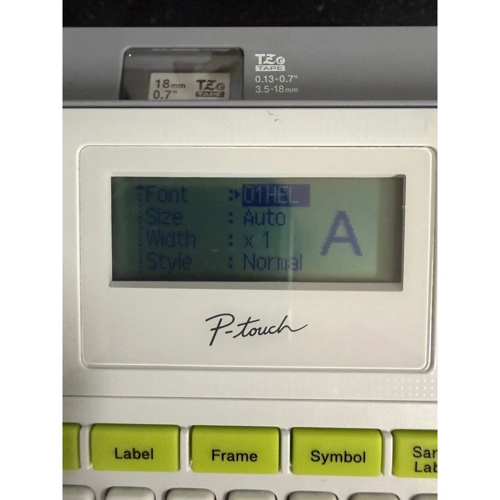 Brother P-Touch PT-D400 Label Maker Printer Tested Working w/ AC Adapter & Tape